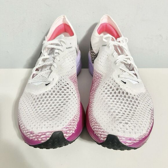 Nike ZoomX VaporFly Next% 3 "White Vivid Purple” Men's Size 11 Running Shoes - Picture 3 of 8